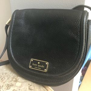 Kate Spade Black Leather Croosbody